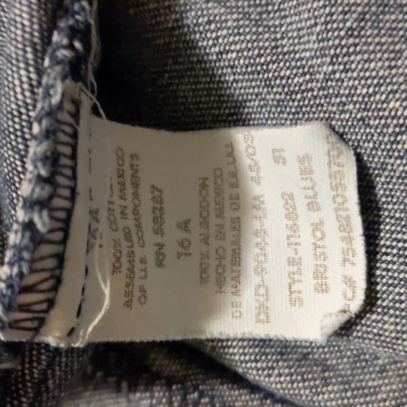 Bundle of 3 (three) vintage bristol blues denim shorts size 16 - Picture 9 of 9